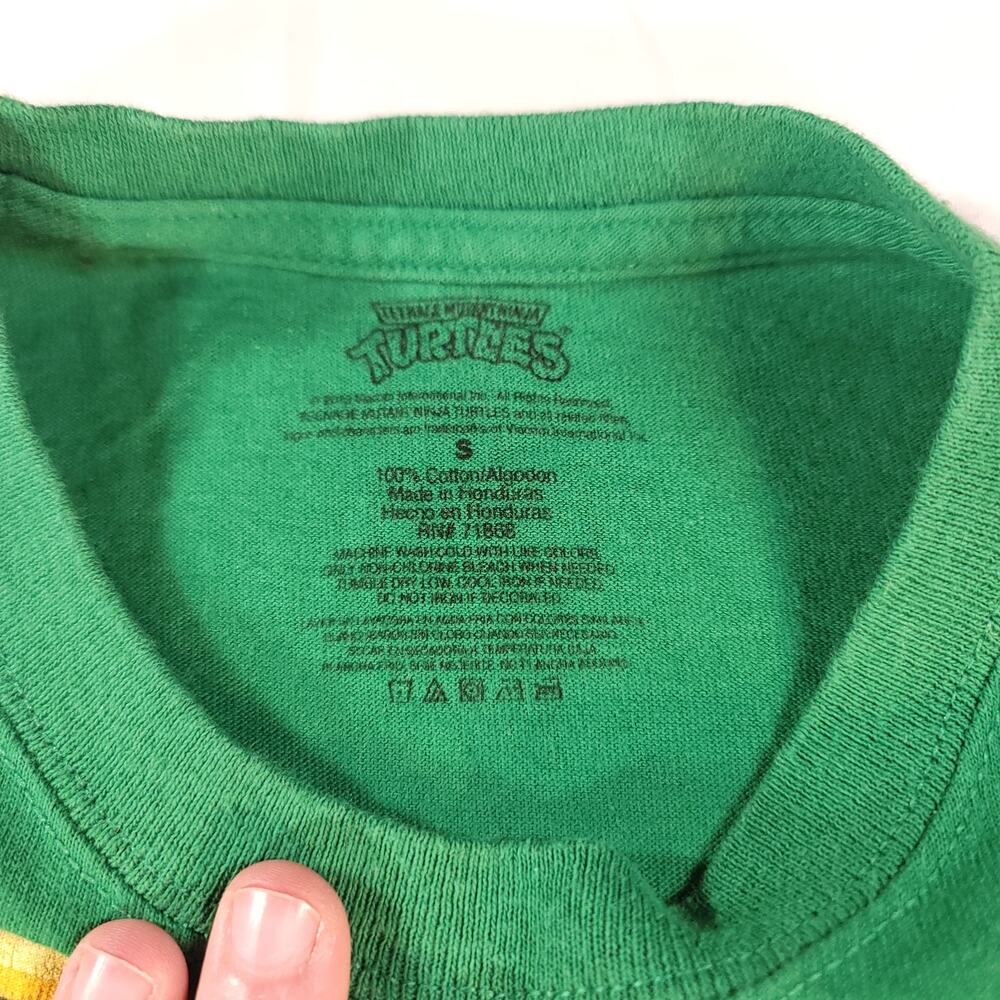 Teenage Mutant Ninja Turtles Short Sleeve Graphic Shirt Mens Size Small S Green - Picture 3 of 9